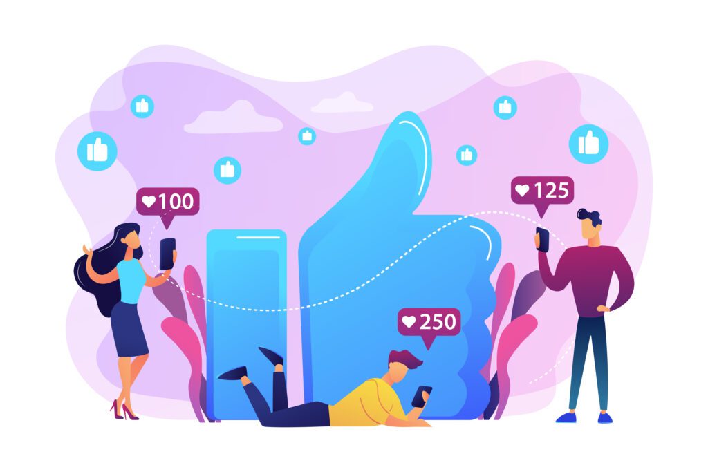 Social Media Campaign Mistakes - Graph and dashboard showing social media engagement analytics