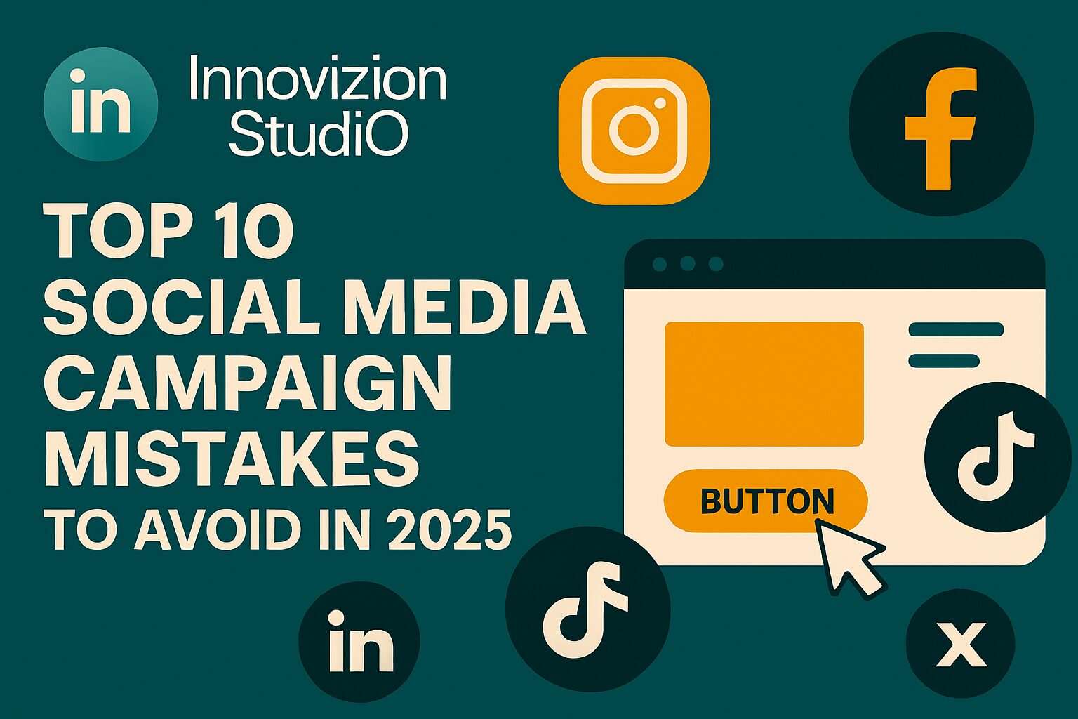 Top 10 Social Media Campaign Mistakes Brands Must Avoid in 2025 | Innovizion Studio