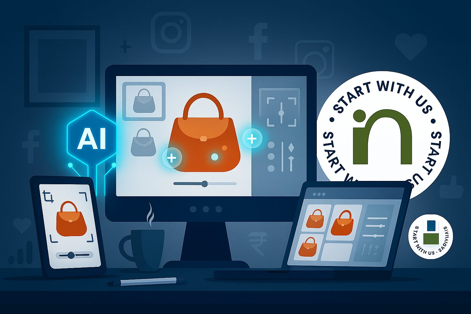 How AI Optimizes Product Images for Social Media Platforms