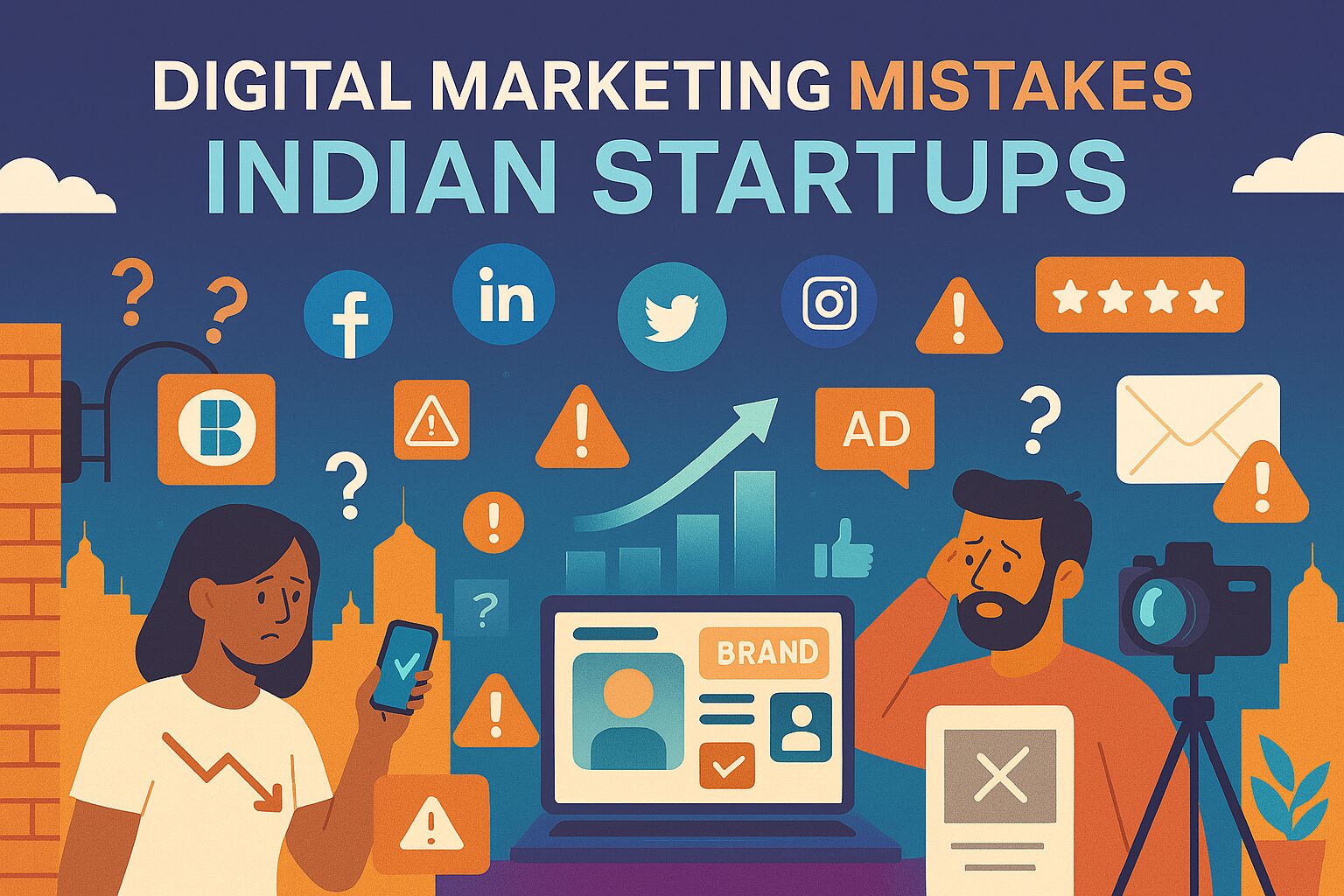 Top 5 Digital Marketing Mistakes Indian Startups Must Avoid